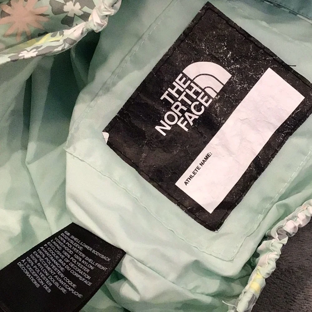 The North Face Toddler Girls' Mint Floral Windbreaker Jacket